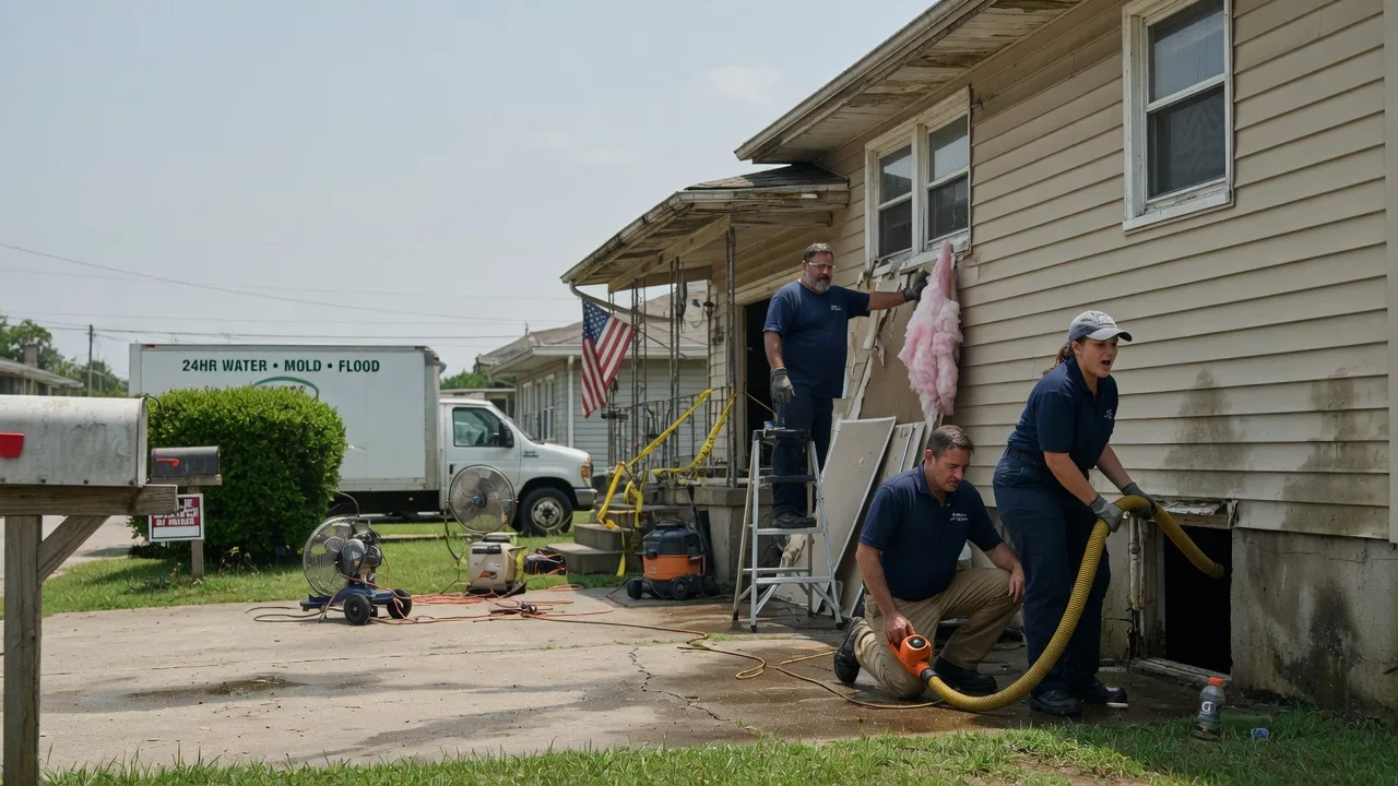 Water Damage Repair in New Waverly, IN near me